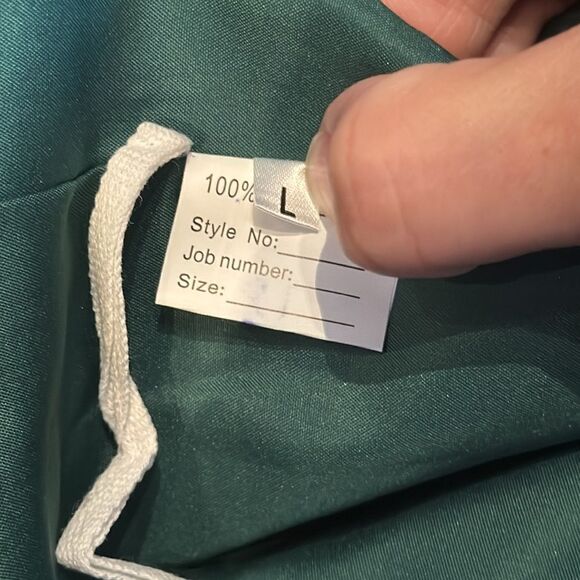 Women’s Green & Silver Full Length Prom Party Dress CorsetBack Size L NWT - Picture 9 of 14